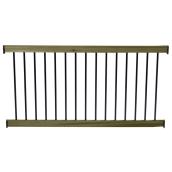 Ensemble pour rampe Creative Uberhaus Select, 6 pi, bois traité, noir
