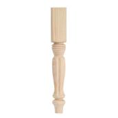 Waddell 15.25-in Country French Natural Wood Table Leg