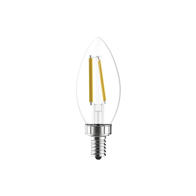 VALU+ LED Light Bulb B11 60 W Non-Dimmable - Soft White - Pack of 6