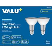 VALU+ LED Light Bulb PAR30L for Dimmable 75 W Indoor Floodlight - Daylight - Pack of 2