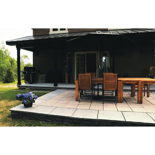 Patio Drummond Rustica 15 x 15-in Brown Concrete Slab