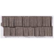 Novik Rustic Exterior Siding - Polymer - Charcoal Grey - 19-in W x 48-in L
