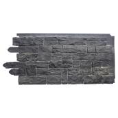 Dry Stacked Polymer Stones Panel, Onyx