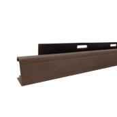 Novik NovikTrim 73-in x 1.75-in x 1.13-in Brown Vinyl Trim