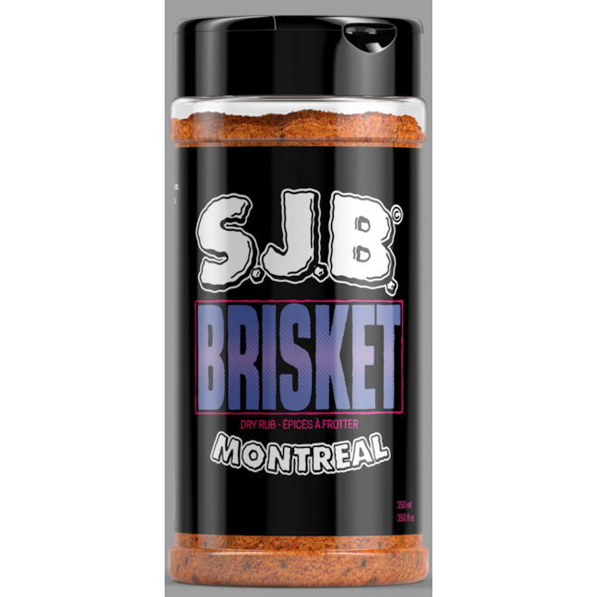 S.J.B. Montreal Dry Rub Spice Blend - Brisket - 325 g