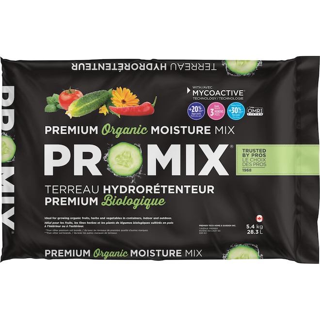 Pro-mix Soil Moisture Organic Mix - Urban Garden - 28.3 L 4981201 Pro-mix Soil Moisture Organic Mix - Urban Garden - 28.3 L 4981201