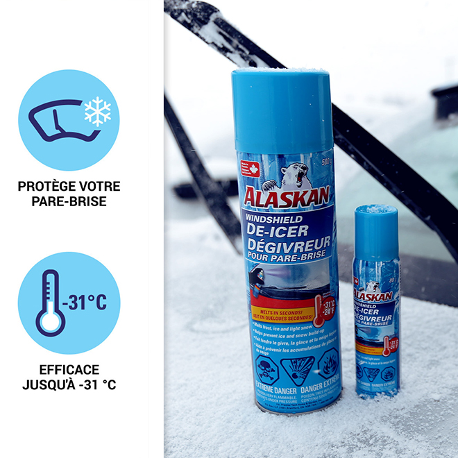 Airolube De-icer windshield defroster spray 500 ml blue - TWM