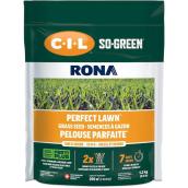 C-I-L SO-GREEN Perfect Lawn Grass Seed Sun and Shade 13-0-0 with FERTI-PLUS - 1.2-kg Bag