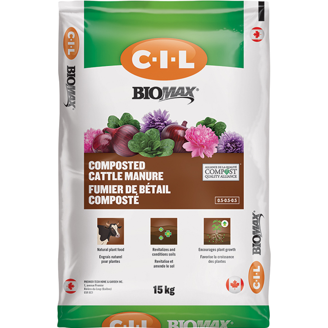 CIL Composted Cattle Manure - 15-kg Format