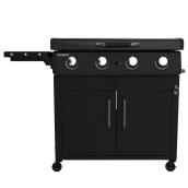 Plaque de cuisson au gaz propane LAFLAMME & CO à 4 brûleurs avec tablette latérale, 700 po²