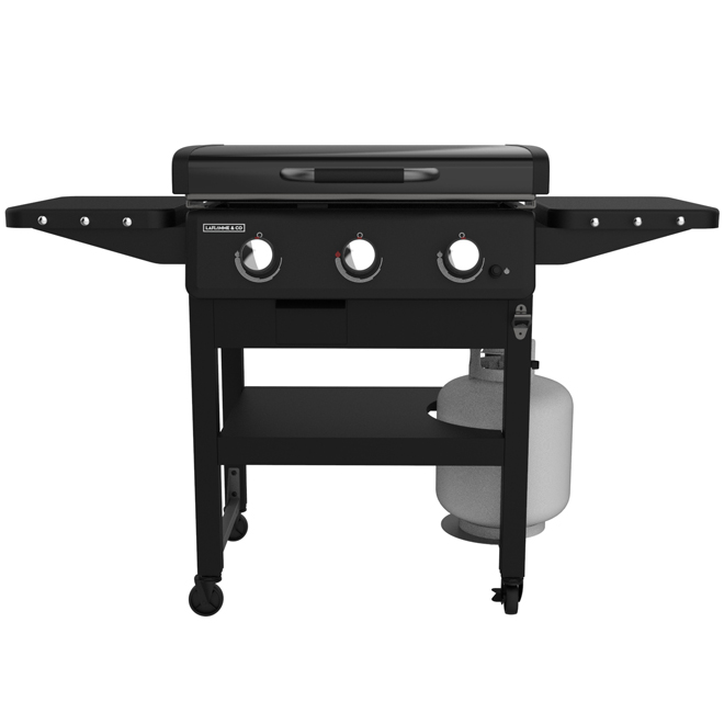 LAFLAMME & CO 28-in Propane Gas Griddle, 700 sq.in., 3-Burners