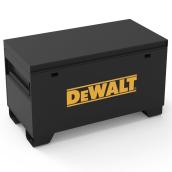 DEWALT Job Site Box in Stainless Steel 48 x 27.6 x 23.6-in - Black