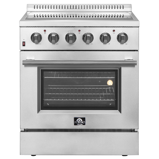 Cuisinière électrique à surface vitrocéramique 30 po Leonardo Espresso de Forno four convection, acier inoxydable