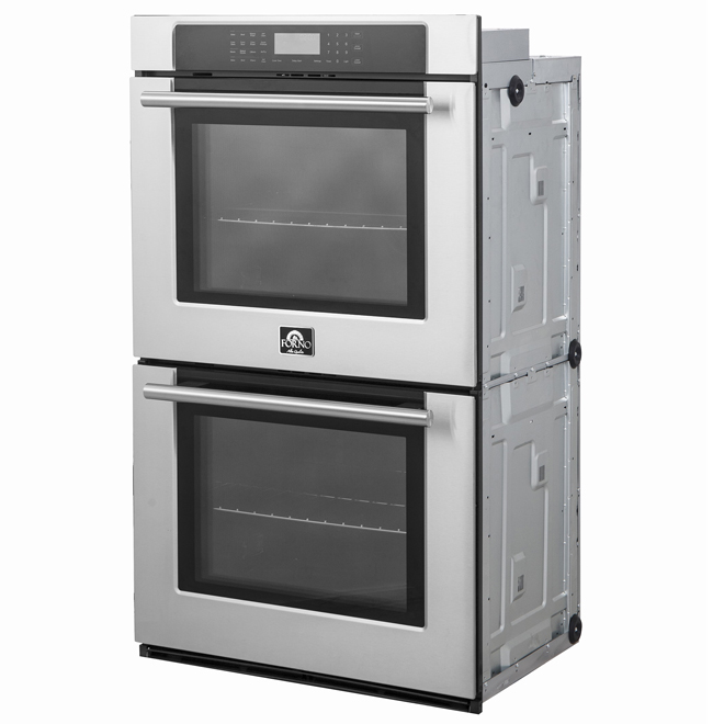 Forno Villarosa 10-ft³ 30-in Electric Double Wall Oven - Stainless Steel