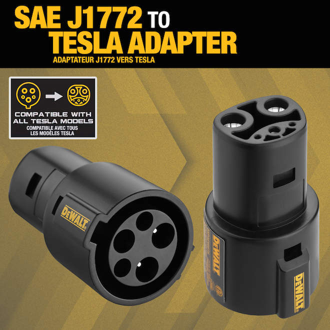 DEWALT SAE J1772 to Tesla Charging Adapter - 240V