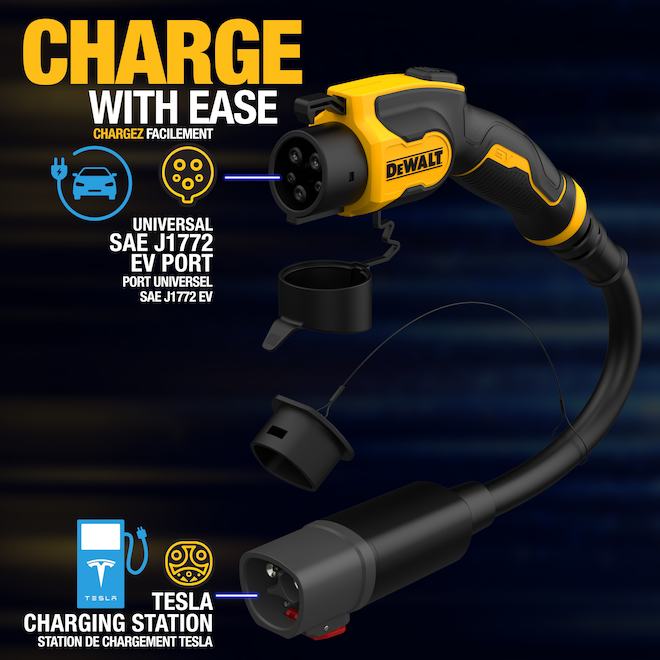 DEWALT 48 A Tesla Charging Adapter