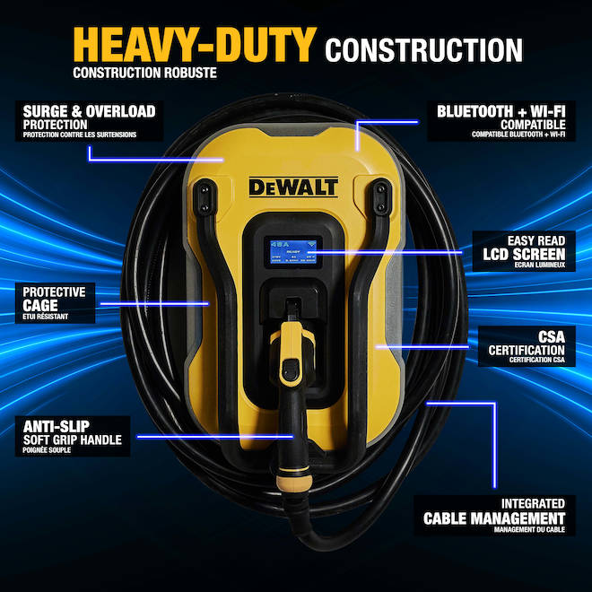 DEWALT Smart Charger for Electric Vehicle 48-amp - 25-ft