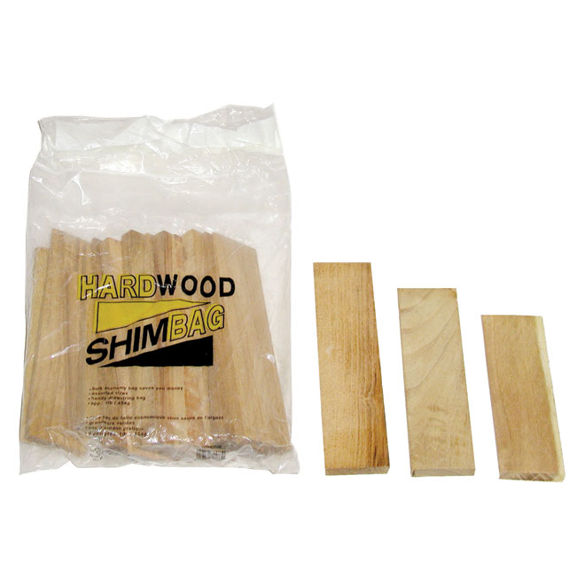 Hardwood Shim Bag - Various Shapes and Sizes