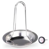 LAFLAMME & CO Chicken Roaster in Stainless Steel with Thermometer