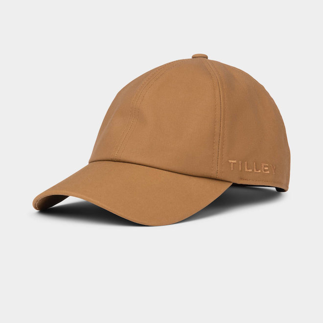 Tilley Waxed Unisex Baseball Cap in Cotton Duck Small/Medium Size - British Tan