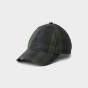 Casquette de baseball cirée Tilley unisexe en toile de coton petit/moyen, tartan marine