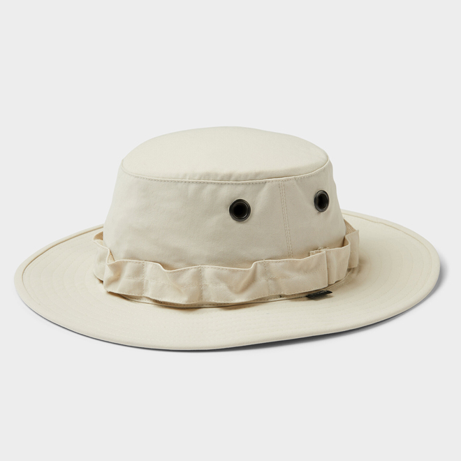 Chapeau Bob Canyon Tilley pour hommes hydrofuge moyen, pierre claire