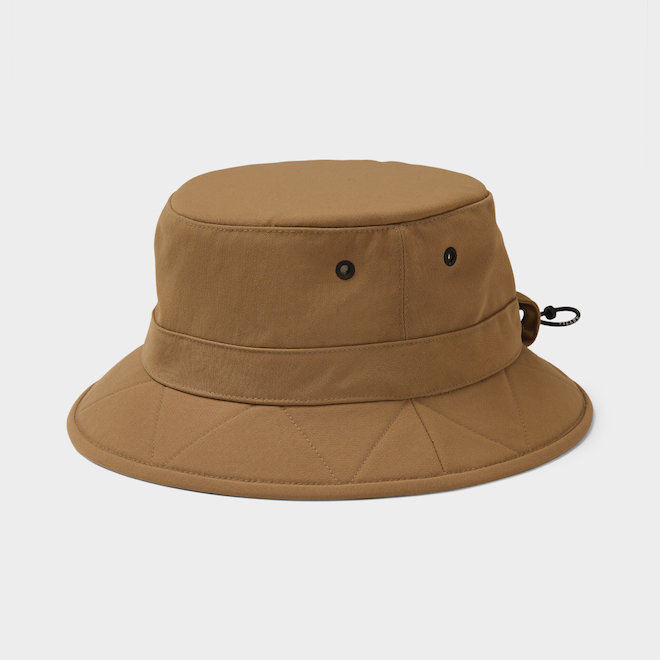 Tilley Women's Bucket Hat Water Repellent Small Size - Khaki Brown