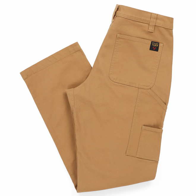 Tilley Tuff Utility Pant in Cotton for Men 36 x 32 - Sand