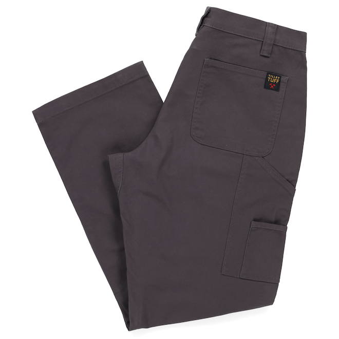 Tilley Tuff Utility Pant in Cotton for Men 32 x 32 - Grey