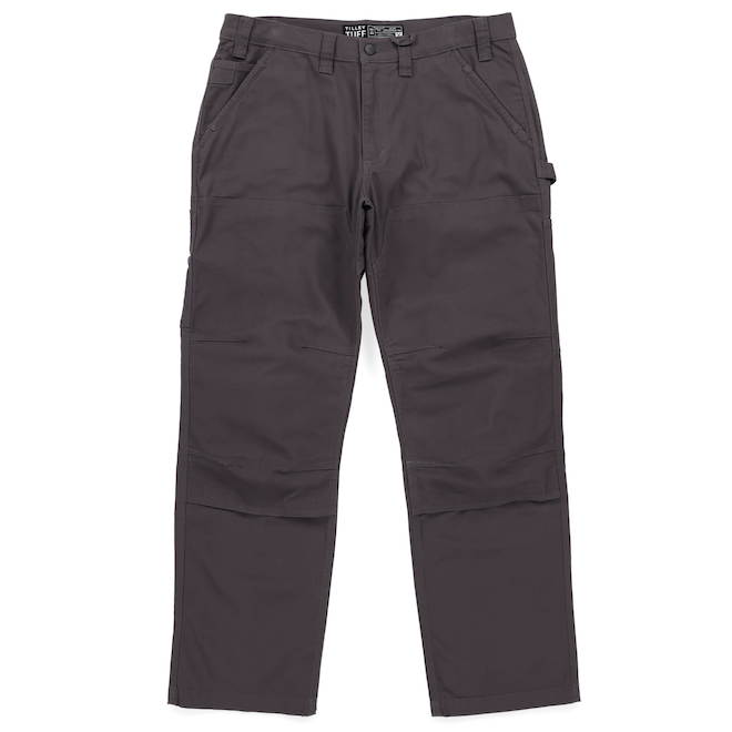 Tilley Tuff Utility Pant in Cotton for Men 36 x 34 - Grey