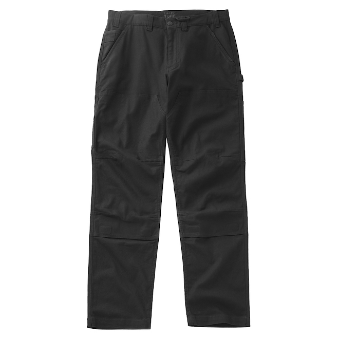 Pantalon utilitaire Tilley Tuff pour hommes en coton 36 x 32, noir