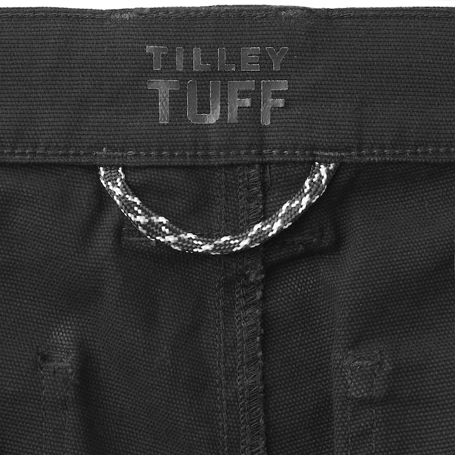 Pantalon utilitaire Tilley Tuff pour hommes en coton 36 x 32, noir