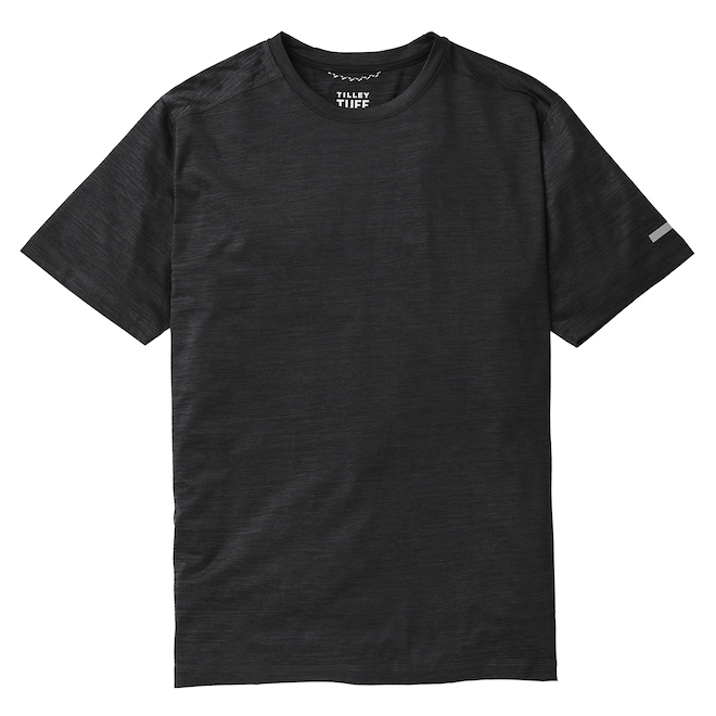 Tilley Tuff Men's T-Shirt in Stretchable Dark Grey Nylon - X-Large