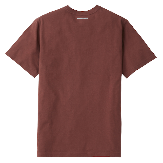 Tilley Tuff Legacy Men's T-Shirt with Pocket in Maroon Cotton - Small