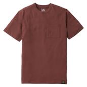 Tilley Tuff Legacy Men's T-Shirt with Pocket in Maroon Cotton - XX-Large