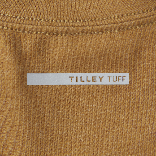 Chandail à manches courtes Legacy Tilley Tuff en coton sable pour homme avec poche, moyen