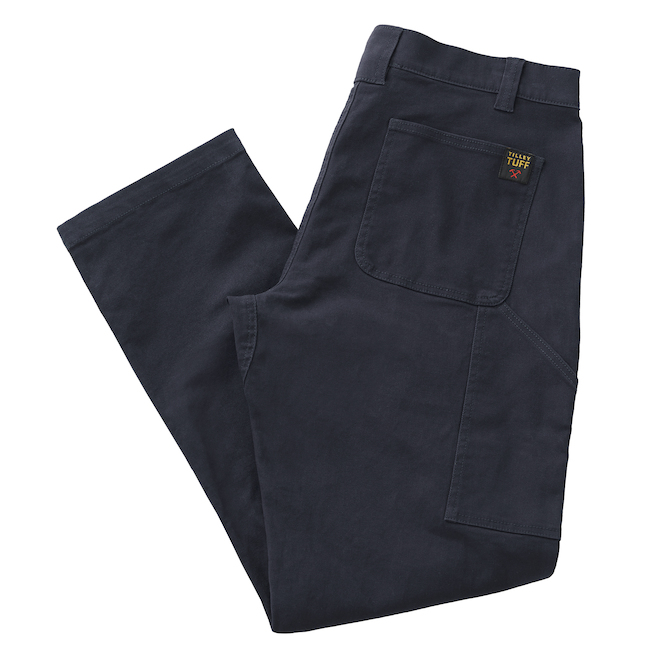 Tilley Tuff Utility Pant in Cotton for Men with 5 Pockets 38 x 34 -Navy