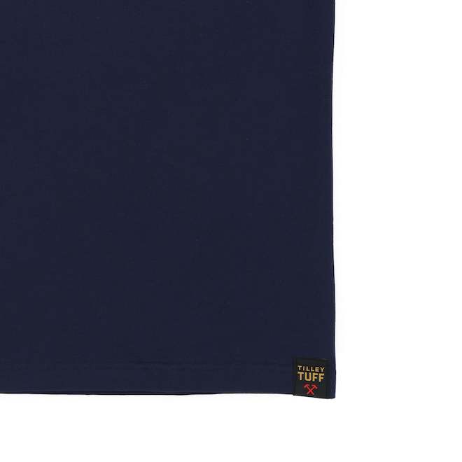 Tilley Tuff Legacy Men's T-Shirt with Pocket in Navy Cotton - 3X-Large