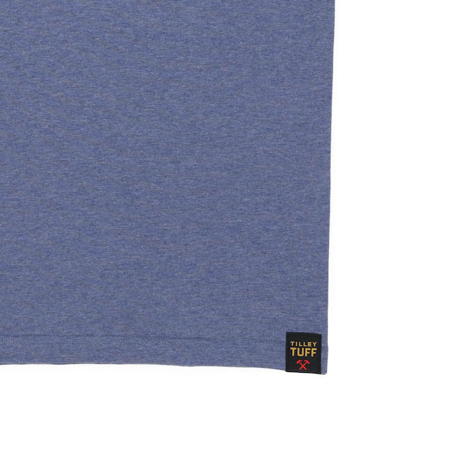 Tilley Tuff Legacy Men's T-Shirt with Pocket in Blue Cotton - Medium
