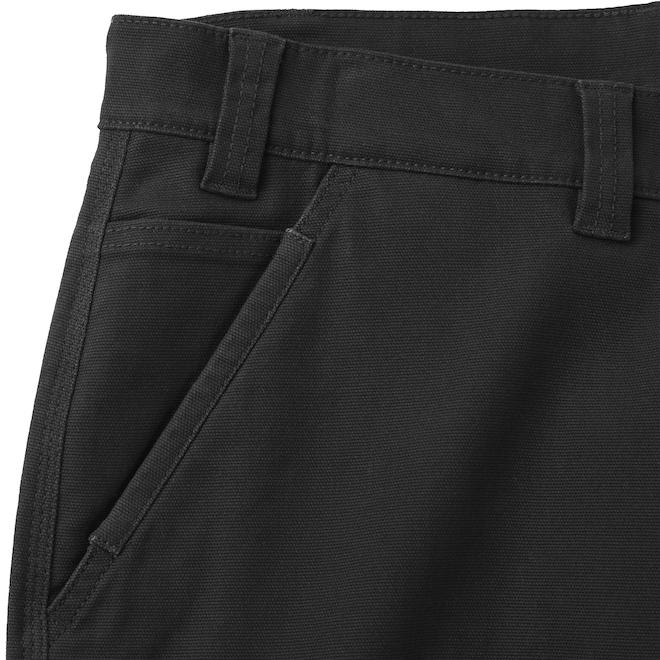 Tilley Tuff Utility Pant in Cotton for Men with 5 Pockets 34 x 34 -Black