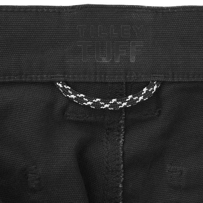 Pantalon utilitaire Tilley Tuff pour hommes en coton avec 5 poches 36 x 32, noir