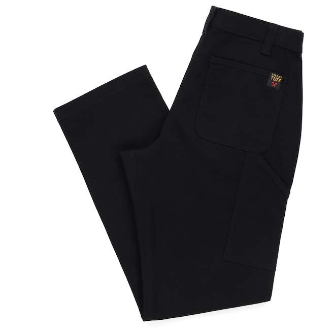 Tilley Tuff Utility Pant in Cotton for Men with 5 Pockets 40 x 34 -Black