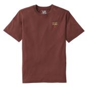 Chandail à manches courtes Core Tilley Tuff en coton marron pour homme, petit