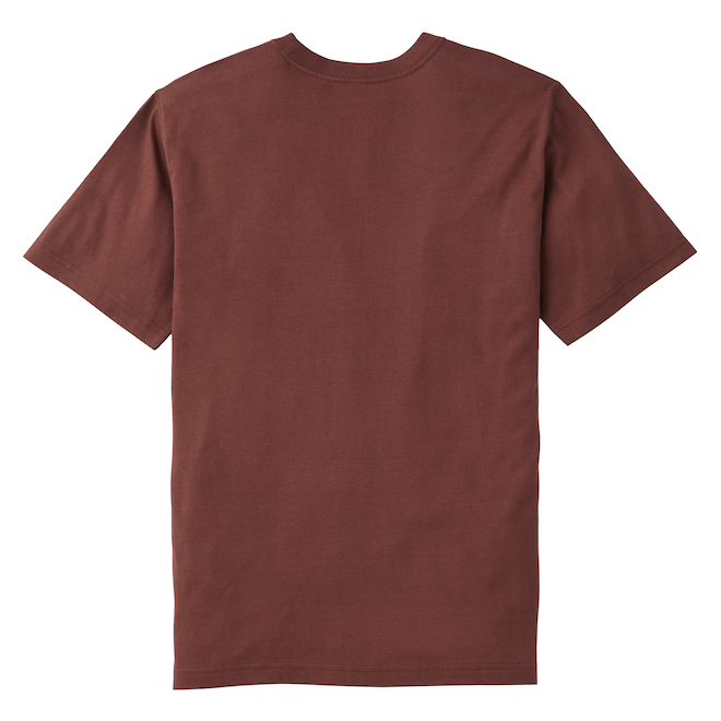 Chandail à manches courtes Core Tilley Tuff en coton marron pour homme, moyen