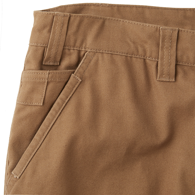 Tilley Tuff Utility Pant in Flannel-Lined Cotton for Men with 7 Pockets 42 x 32 - Sand