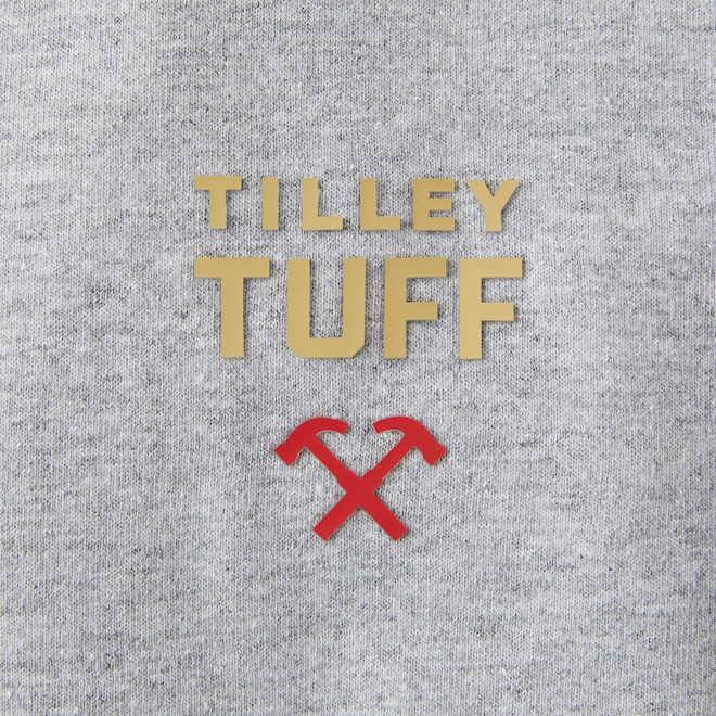 Tilley Tuff Core Men's T-Shirt in Grey Cotton - Medium