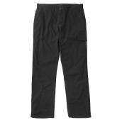 Tilley Tuff Utility Pant in Flannel-Lined Cotton for Men with 7 Pockets 32 x 32 - Black