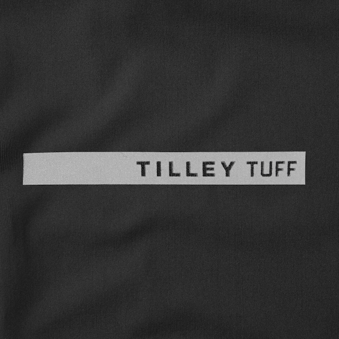 Tilley Tuff Men's Long-Sleeved Shirt in Stretchable Black Nylon - Small