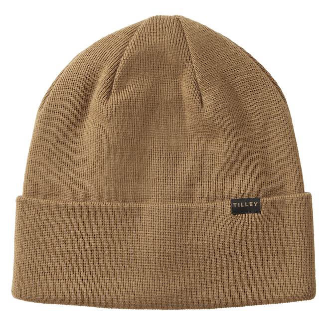 Tilley Hiking Beanie in Merino Wool One Size - Dark Camel