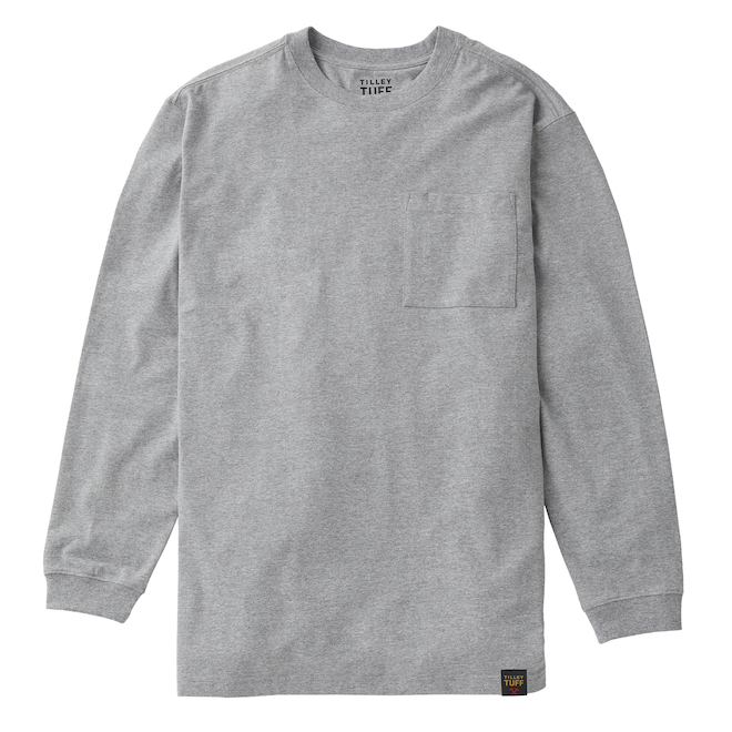 Tilley Tuff Legacy Long-Sleeved Shirt for Men in Grey Cotton - Large